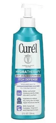 Curel • HYDRA THERAPY • Wet Skin Moisturizer • ITCH DEFENSE, 12oz