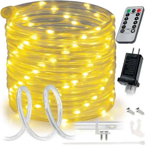 WYZworks 20ft Warm White LED Rope Light