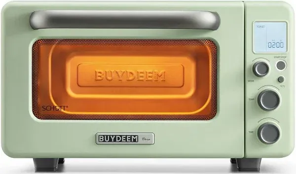 BUYDEEM T10 Countertop Toaster Oven 12QT, No Pre-Heat Needed, 7 Cooking Modes...