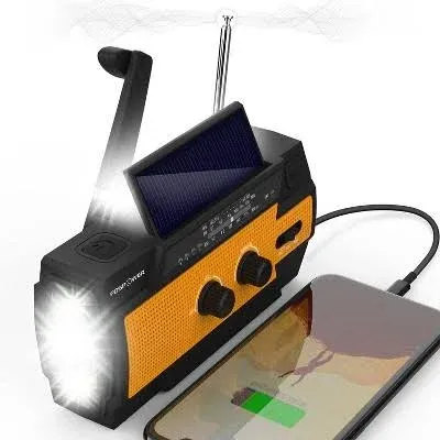 FosPower Emergency Weather Radio Model A6