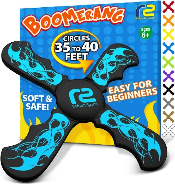 Refresh Sports Boomerang Kids Sports Games & Toys - Sports & Outdoors Toddler Sports, Little Kids Sports, Teen Sports Toys & Activities Throwin