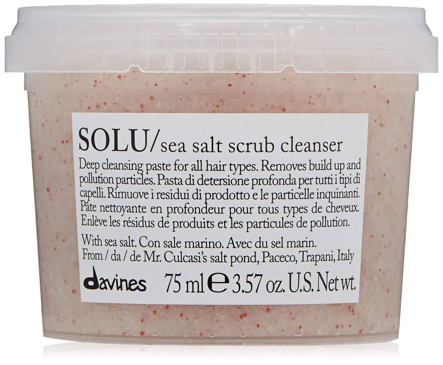 Davines Solu Sea Salt Scrub Cleanser - 250ml