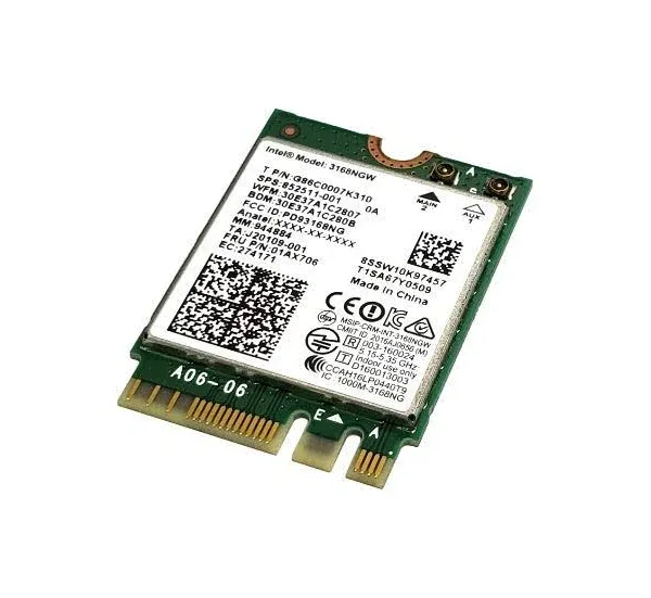 Intel Dual Band 3168NGW NGFF M.2 Wifi Card BT 4.2 802.11AC HP 852511-001 Adapter