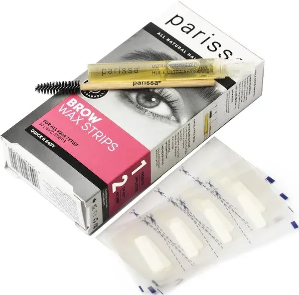 Parissa Wax Strips Quick/Easy Brow (32 Count)