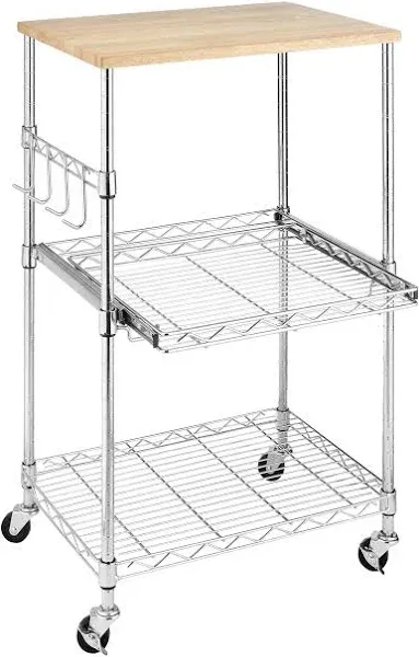 Whitmor 34 in. H x 22-1/2 in. W x 16 in. D Utility Cart