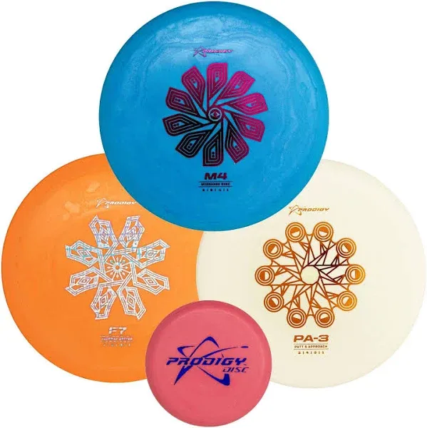 Prodigy Disc 200 Plastic Disc Golf Set | Beginner Frisbee Golf Discs Set | Set of 5 Discs | Includes Putter, Midrange, Fairway Driver, Distance Drive