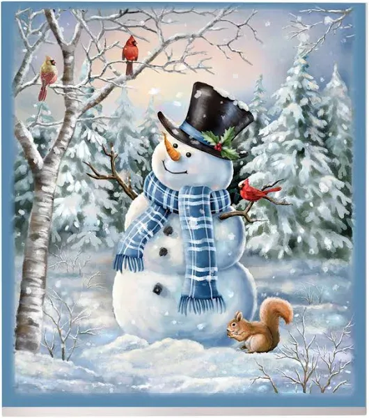 Collections Etc Winter Snowman Kitchen Dishwasher Magnet