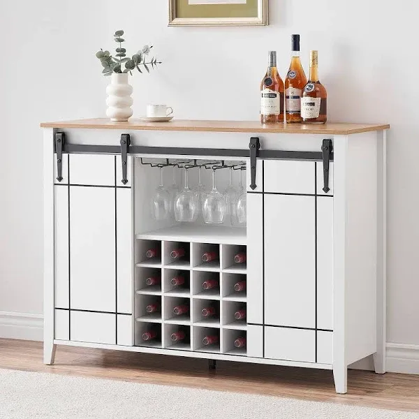 Farmhouse Coffee Bar Cabinet