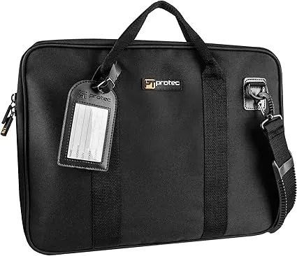 Protec Slim Portfolio Bag, Black (P5), Fits up to 10.5 x 15" paper