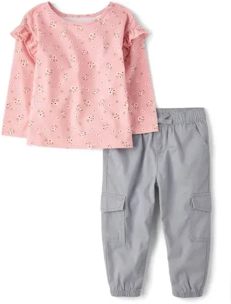 The Children's Place Baby Girls' 2 Piece Outfit