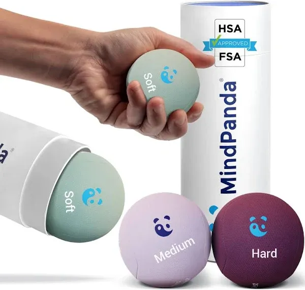 MindPanda Stress Balls For Adults Hand Therapy Squeeze Balls