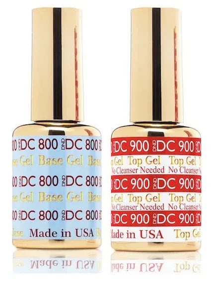 DND DC 800 Base Gel & 900 Top Gel Duo Set