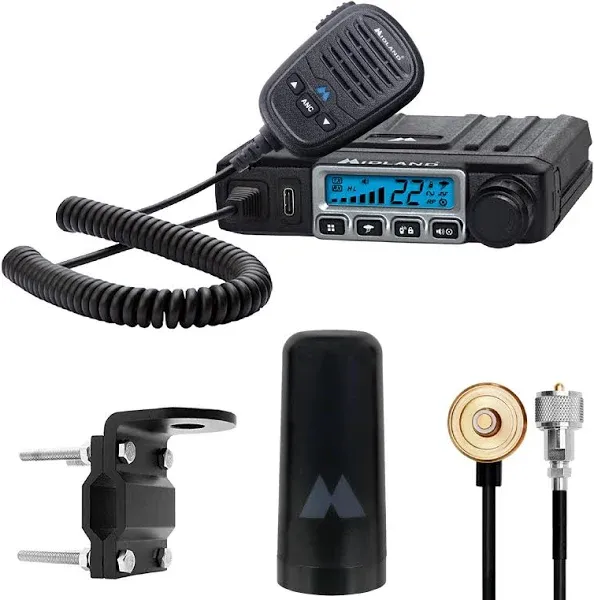 MXT115 Micromobile Two-Way Radio15Watts of GMRS Power 15 high power GMRS Channel