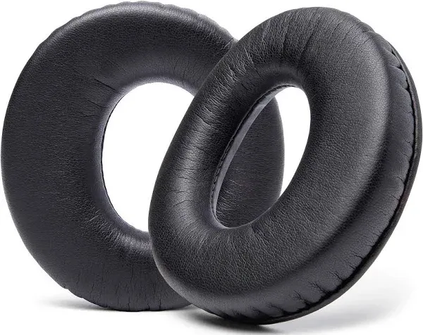 WC Replacement Ear Pads for Sony MDR-RF985R RF970 RF970RK RF960RK RF960R RF925RK & MDR-DS6500 Headphones | Softer Leather, Luxurious Memory Foam, Added Thickness, Enhanced Noise Isolation | Black