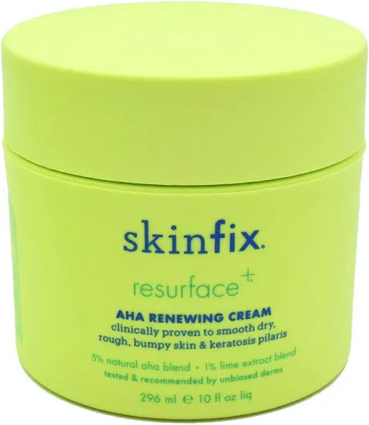 Skinfix Resurface+ AHA/BHA Renewing Cream, 10 oz / 296 ml