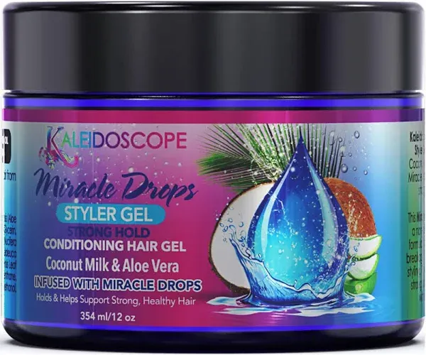 Kaleidoscope Miracle Drops Styling Gel | Strong Hold | Conditioning Hair Gel 12