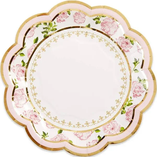 Kate Aspen Tea Time Whimsy Premium Paper Plates