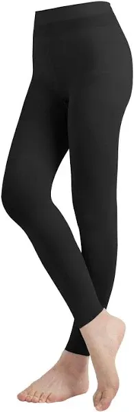 EMEM Apparel Women's Solid Colored Opaque Microfiber Footed Tights