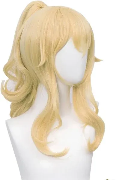 Wiggy Mermaid SL Wavy Blonde Ponytail Jean Cosplay