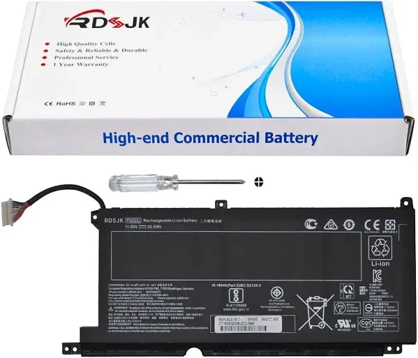 Original PG03XL Battery For HP pavilion Gaming 15-DK 15-EC 15-dk0020TX 15-dk0021TX 15-ec0000 15-ec1011ns OMEN 5X FPC52 battery