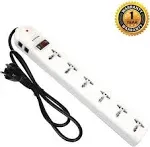 KR136 Krieger Universal Power Strip AC 220-240V Surge Protector