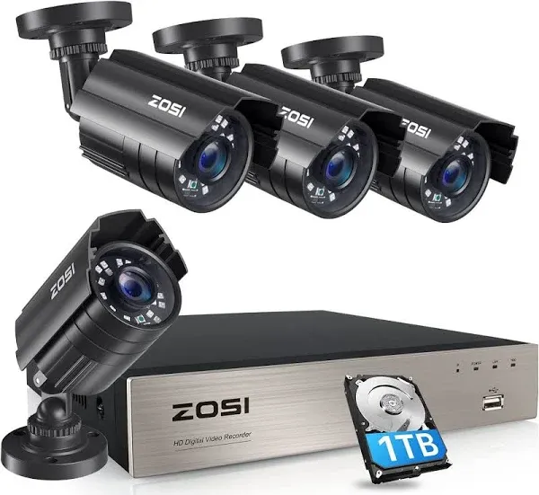 ZOSI 1080P Security Camera System