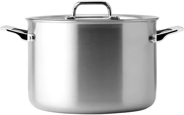 8 QT Stainless Steel Stock Pot with Lid - Stew &amp; Soup Pot with Handles - Larg...