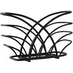 Spectrum Flower Napkin Holder () - Dispenser &amp; Décor for Black Standard