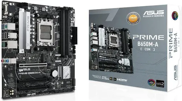 Asus Prime B650M-A  AMD B650 Micro-ATX Motherboard