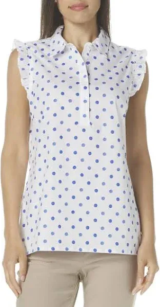 Tommy Hilfiger Women's Sleeveless Dot Popover Top