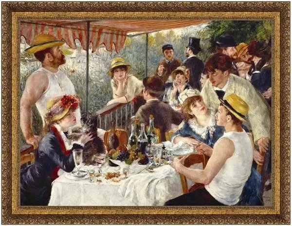 Design Toscano Luncheon of the Boating Party Canvas Replica Painting