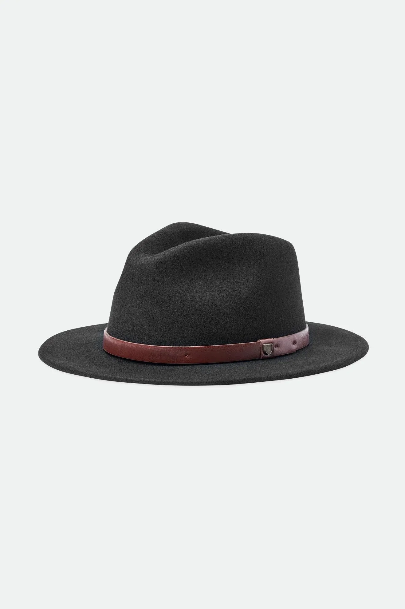 Messer Medium-Brim Fedora - Black