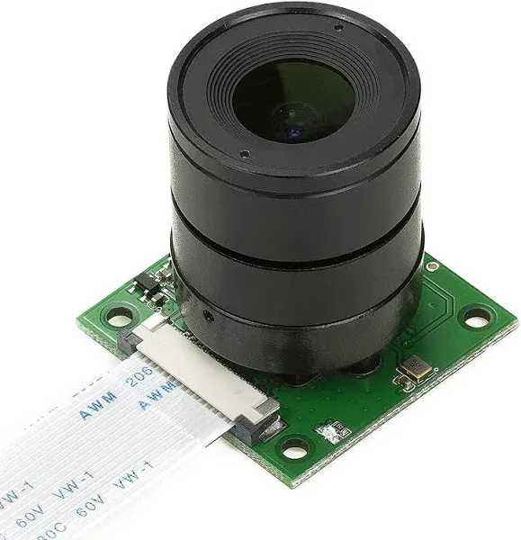 Arducam for Raspberry Pi 5 Camera Module with Interchangeable CS Mount Lens for Pi 5, 4, 3, 3B+, 5MP OV5647 1080P