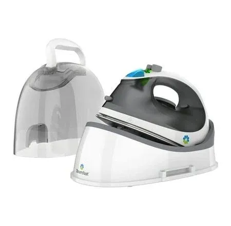 Steamfast SF-767 Cordless Steam Iron with Carry Case, Portable, White