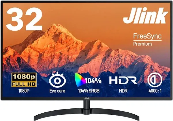 Jlink 32 inch FHD 1920x1080P 60Hz LCD Computer Monitor