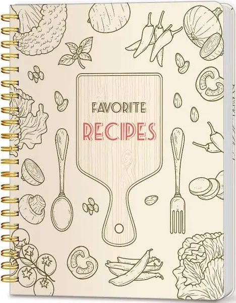 LuBudingJoy Blank Recipe Notebook