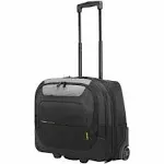 Targus CityGear TCG717GL Carrying Case (Roller) for 15.6'' to 17.3'' Notebook - Black, Gray - Shock Absorbing, Impact Resistant - 1680D Polyester, Aluminum Body - Handle - 15.4'' Height x 8.7'' Width - 6.60 gal Volume Capacity