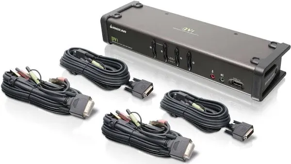 IOGEAR 4-Port DVI KVMP Switch