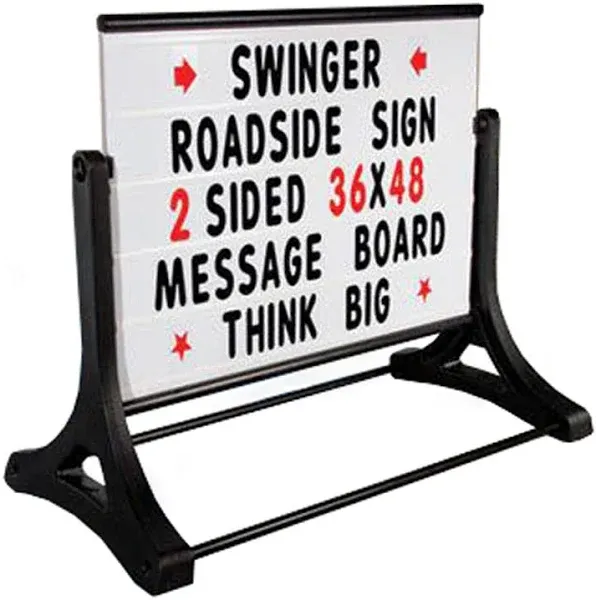 Swinger Roadside Message Board Sign