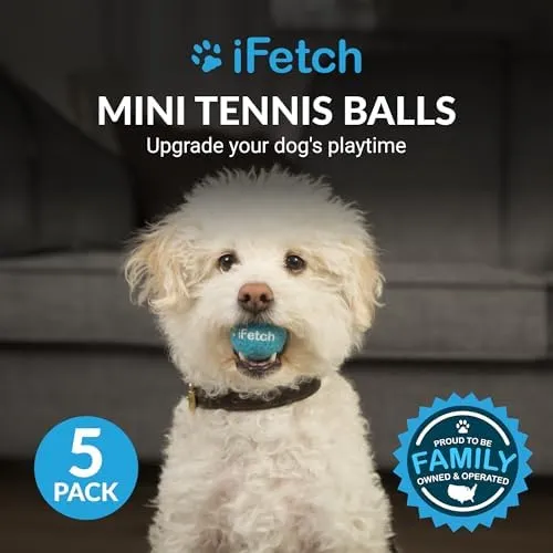 iFetch Mini Tennis Balls 5 Pack