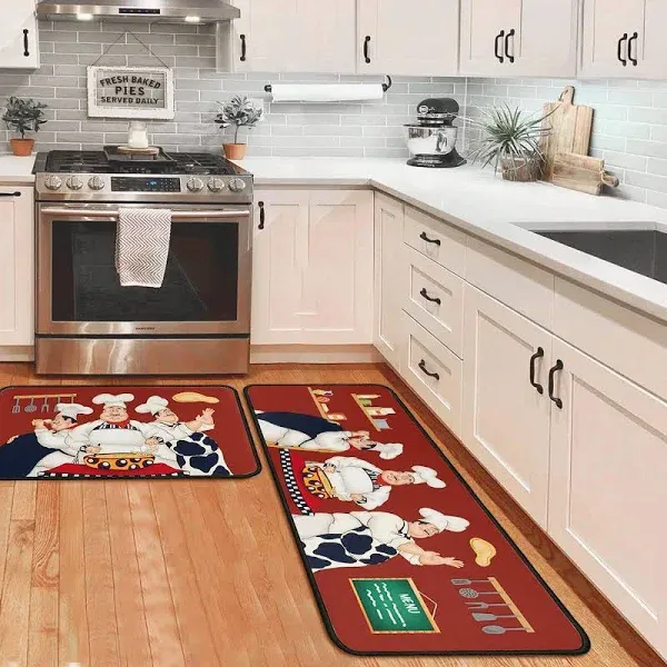 OUXIOAZ Chef Kitchen Rugs and Mats