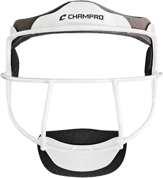 Champro Adult The Grill Defensive Fielder's Facemask, Black