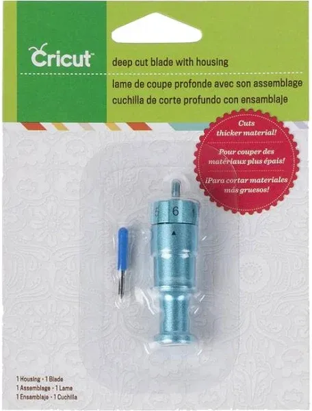 Cricut Deep Cut Replacement Blade with Housing  2001401 - Mfg Sealed 