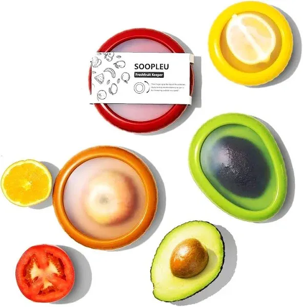 Prep & Savour Avocado Saver and Tomato Holder Set of 4