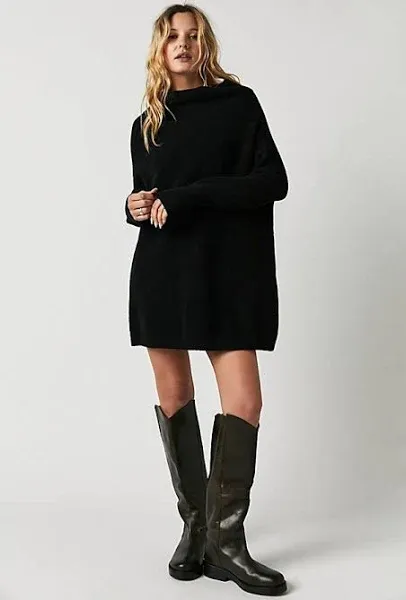 FREE PEOPLE Oversized Ottoman Ribbed Slouchy Tunic Sweater