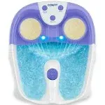 Conair Waterfall Foot Pedicure Spa with Lights, Bubbles, Massage Rollers