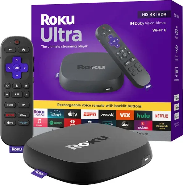 Roku Ultra 4K Streaming Device