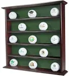 Clubhouse Collection Mahogany Golf Ball Display Cabinet - Displays up to 25 G...