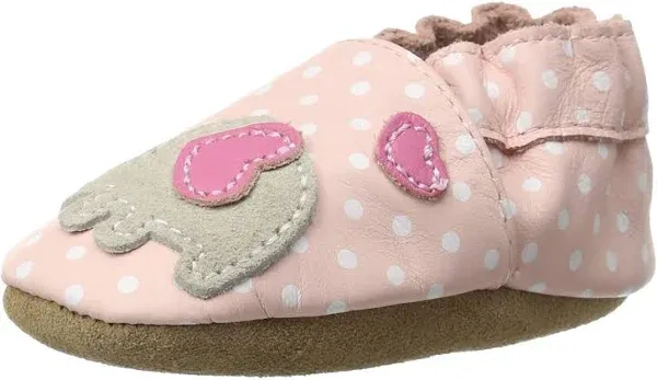 Robeez Girls' Baby Little Peanut Soft Soles