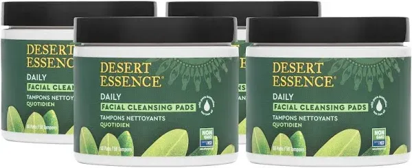 Desert Essence Cleansing Pads, Tea Tree - 50 Pads